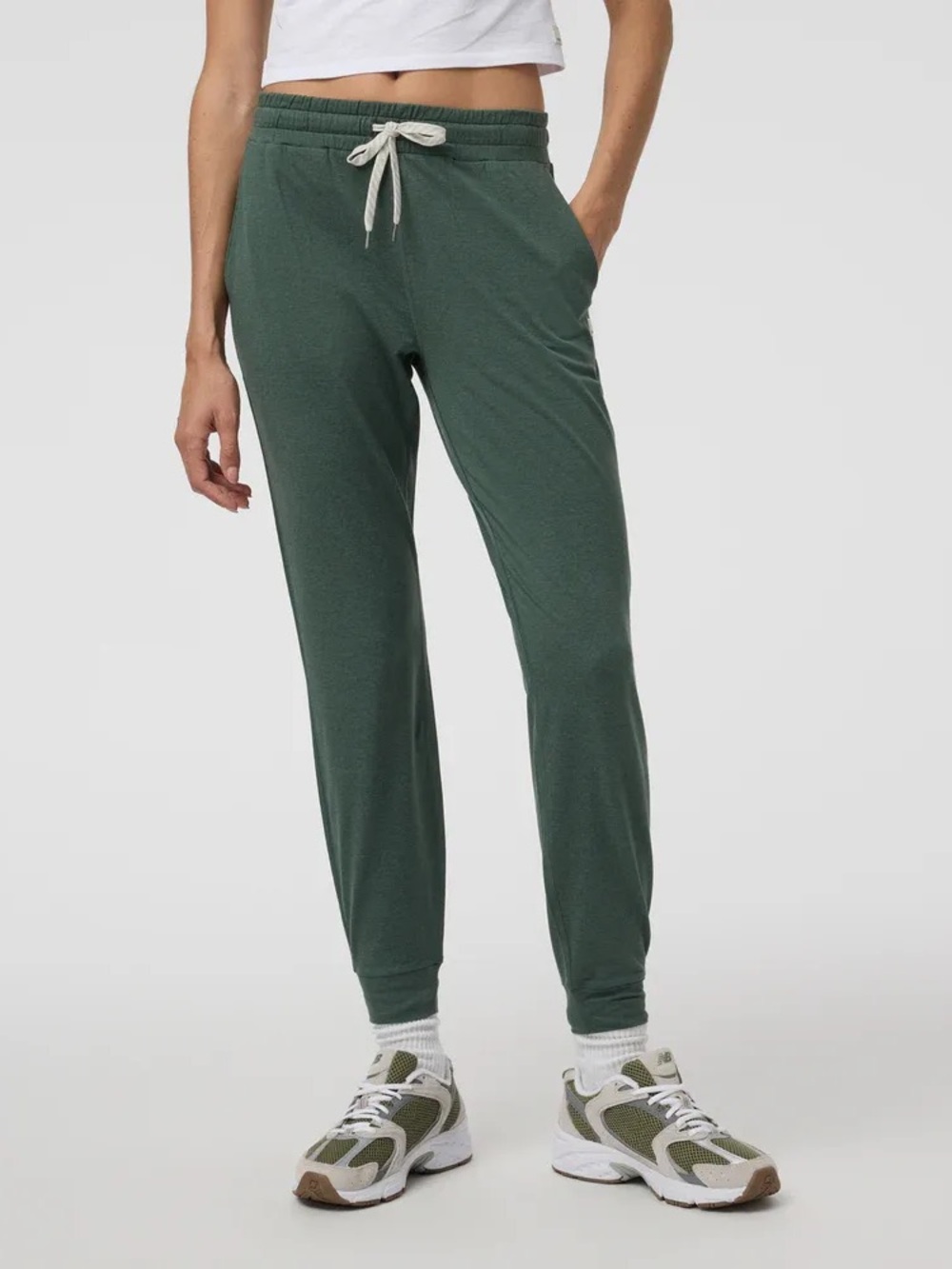 Vuori Performance Jogger Pant Green S Marsh Heather Green Athleisure